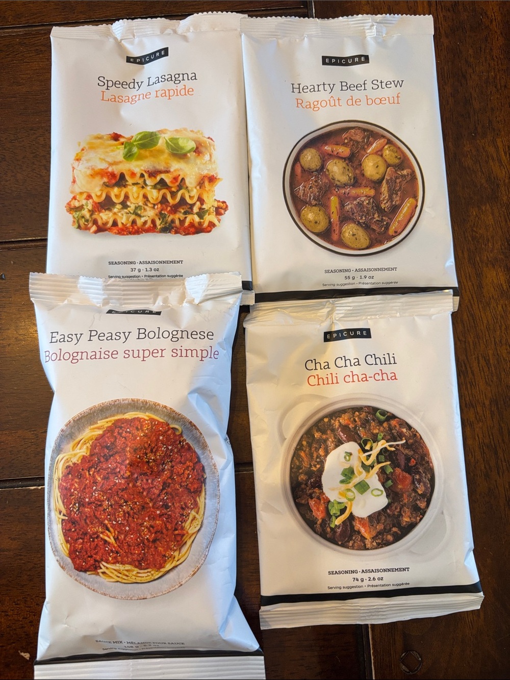 Epicure Meal solutions - 4 packs